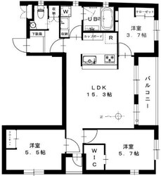 ＴＫＲ５番館の物件間取画像